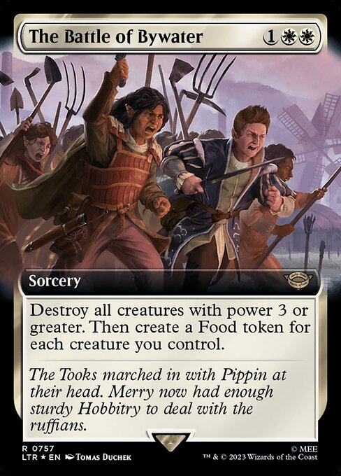 MTG The Battle of Bywater LTR 757 Extended Art Surge Foil