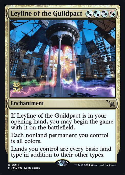 MTG Leyline of the Guildpact PMKM 217s Prerelease Foil