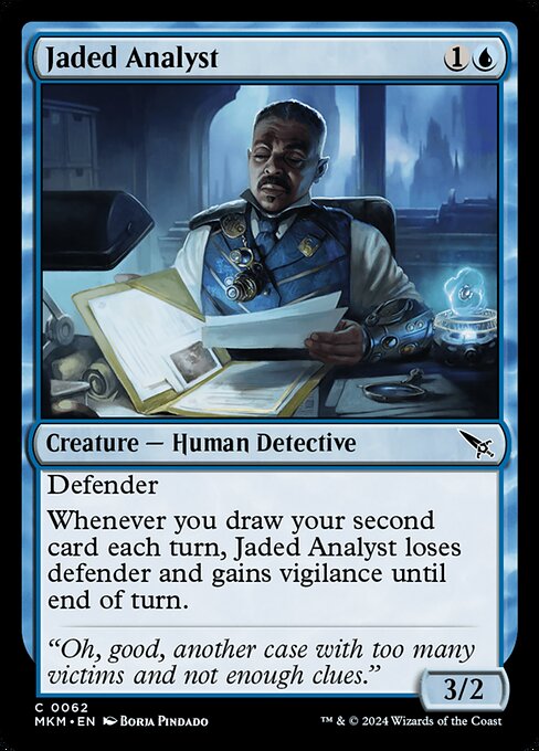 MTG Jaded Analyst MKM 062 Regular Foil