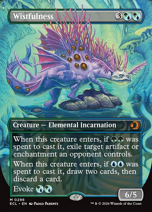 MTG Wistfulness ECL 296 Showcase Ring Nonfoil