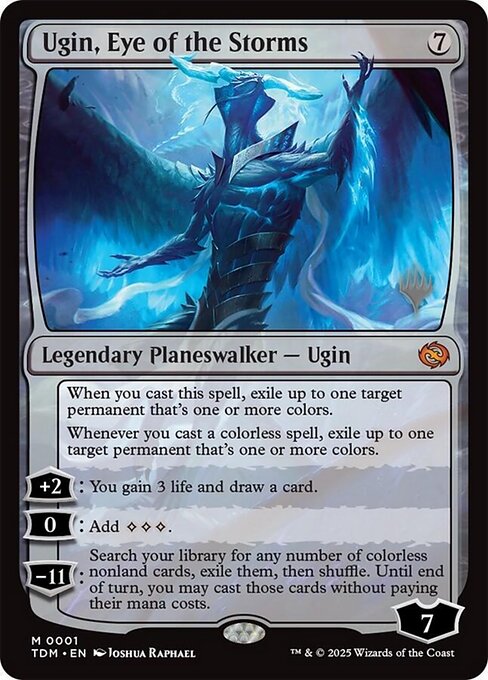 MTG Ugin, Eye of the Storms PTDM 001p Promo Pack Nonfoil