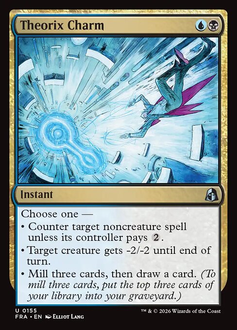 MTG Theorix Charm FRA 155 Standard Foil front