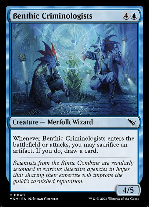 MTG Benthic Criminologists MKM 040 Regular Nonfoil