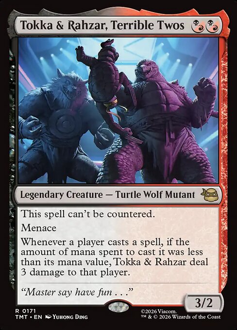 MTG Tokka & Rahzar, Terrible Twos TMT 171 Regular Foil