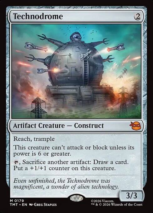 MTG Technodrome TMT 179 Regular Nonfoil