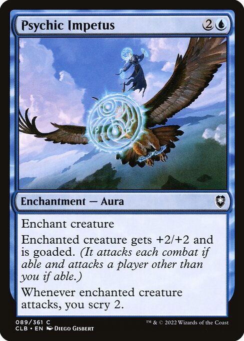 MTG Psychic Impetus CLB 089 Regular Nonfoil