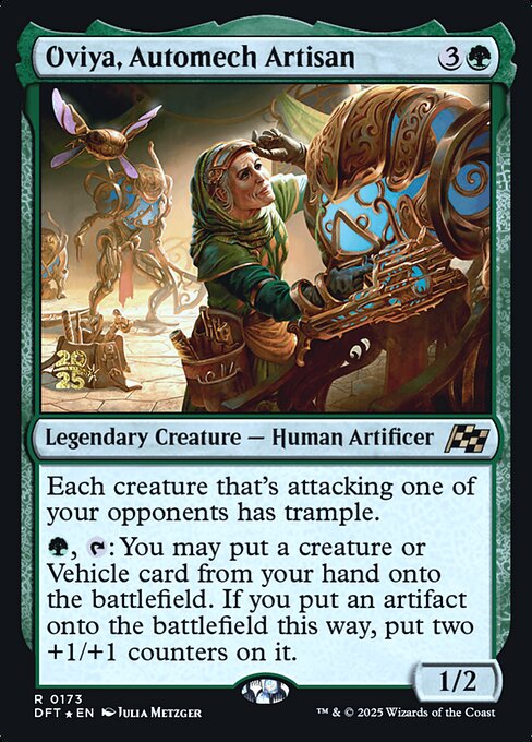 MTG Oviya, Automech Artisan PDFT 173s Prerelease Foil