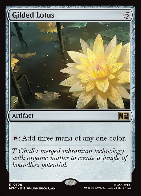 MTG Gilded Lotus MSC 199 Regular Nonfoil