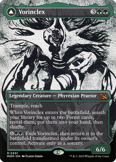 MTG Vorinclex // The Grand Evolution MOM 301 Planar Showcase Nonfoil