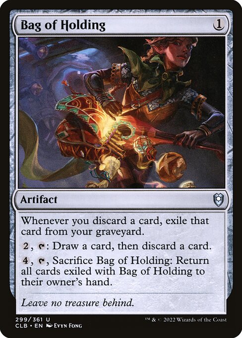 MTG Bag of Holding CLB 299 Regular Nonfoil
