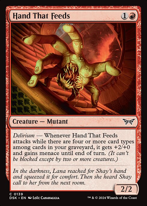 MTG Hand That Feeds DSK 139 Regular Nonfoil