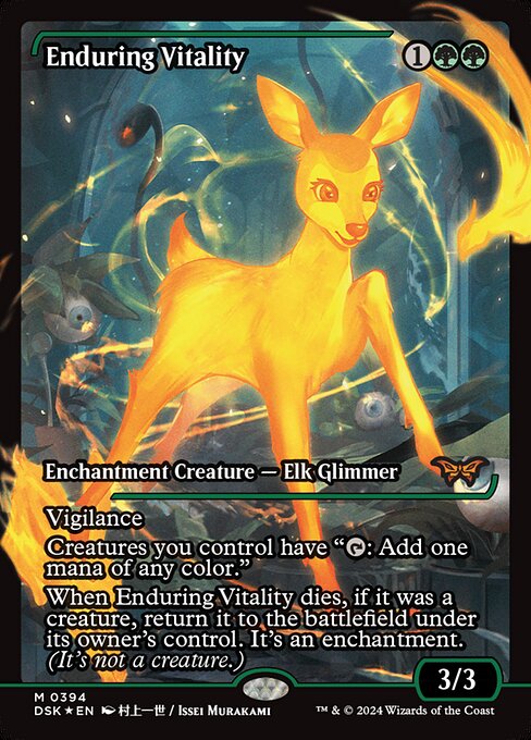 MTG Enduring Vitality DSK 394 Japan Showcase Foil