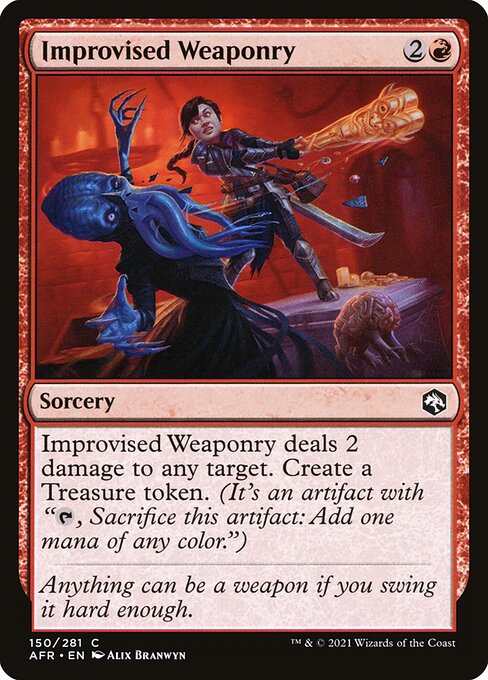 MTG Improvised Weaponry AFR 150 Regular Nonfoil