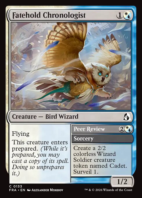 MTG Fatehold Chronologist // Peer Review FRA 133 Standard Foil front