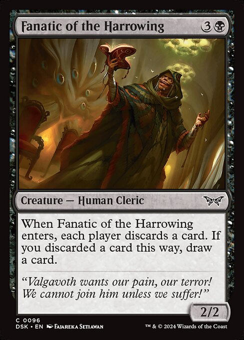 MTG Fanatic of the Harrowing DSK 096 Regular Nonfoil