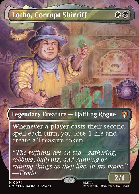 MTG Lotho, Corrupt Shirriff HOC 074 Regular Foil