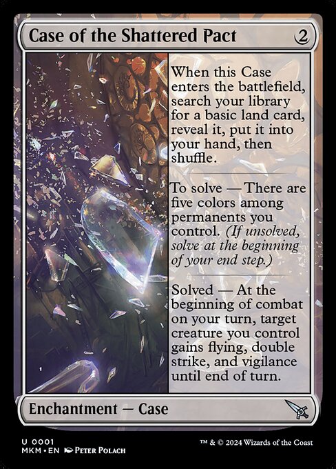 MTG Case of the Shattered Pact MKM 001 Regular Foil