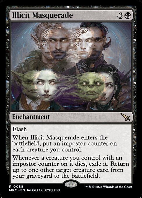 MTG Illicit Masquerade MKM 088 Regular Foil