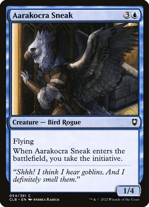 MTG Aarakocra Sneak CLB 054 Regular Foil