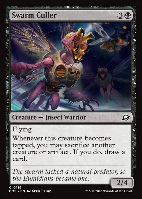 MTG Swarm Culler EOE 119 Regular Foil