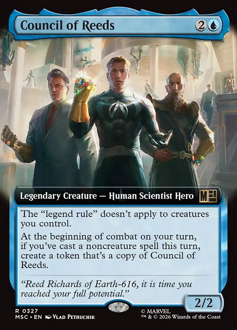 MTG Council of Reeds MSC 327 Extended Art Nonfoil