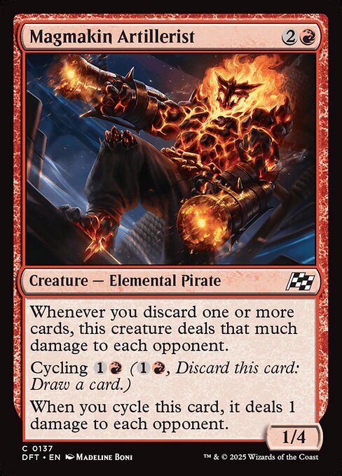 MTG Magmakin Artillerist DFT 137 Regular Foil