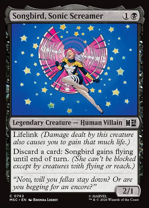 MTG Songbird, Sonic Screamer MSC 762 Regular Foil