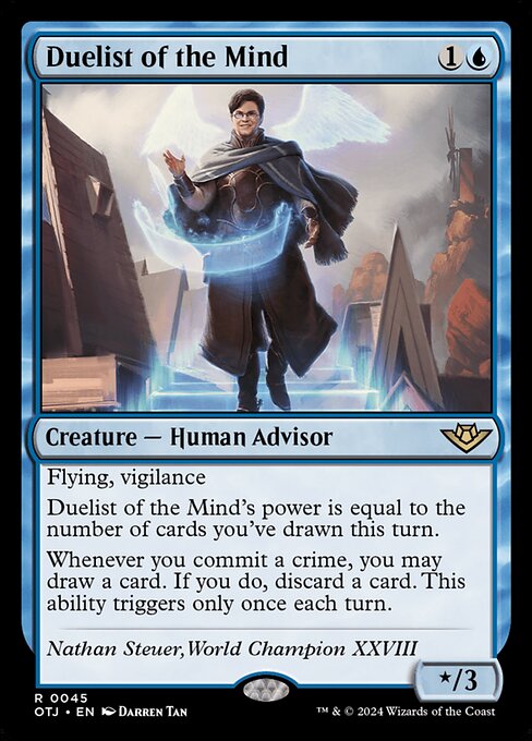 MTG Duelist of the Mind OTJ 045 Regular Foil