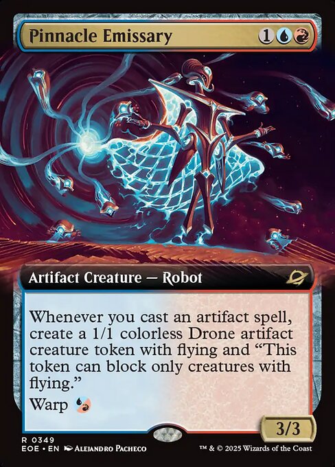 MTG Pinnacle Emissary EOE 349 Extended Art Nonfoil