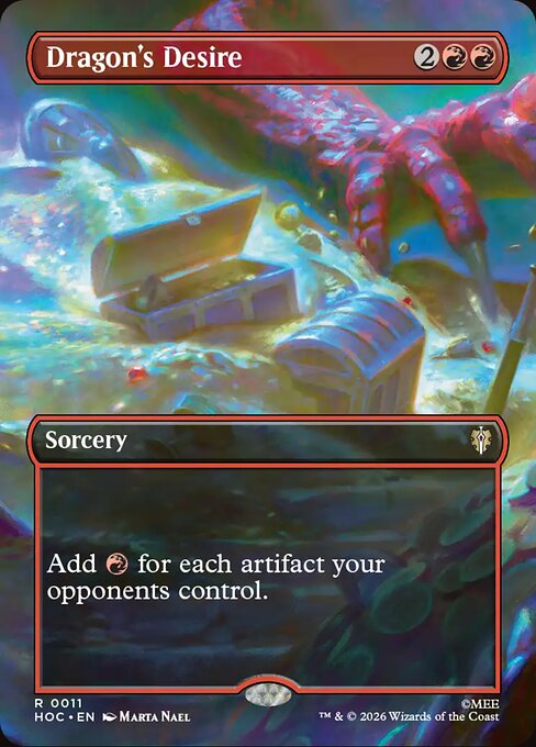 MTG Dragon's Desire HOC 011 Regular Foil