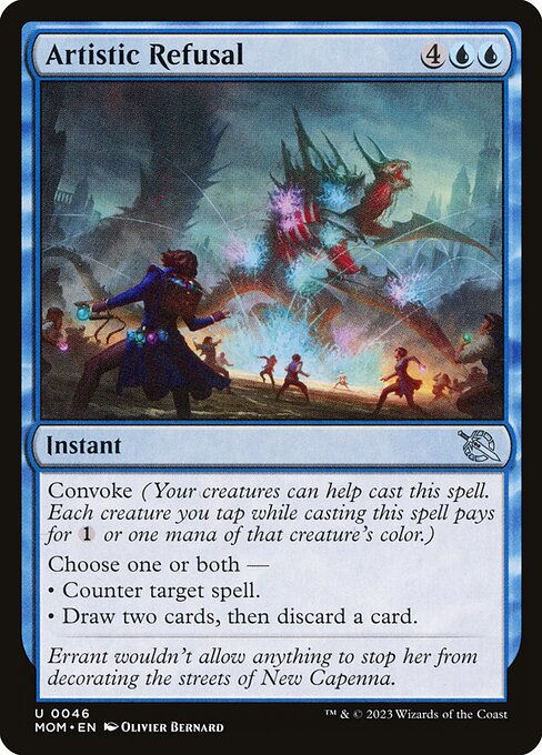 MTG Artistic Refusal MOM 046 Regular Nonfoil