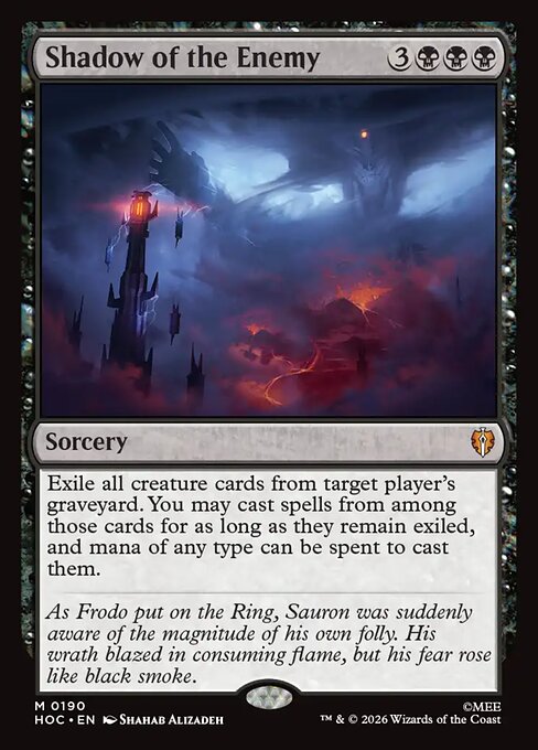 MTG Shadow of the Enemy HOC 190 Regular Nonfoil