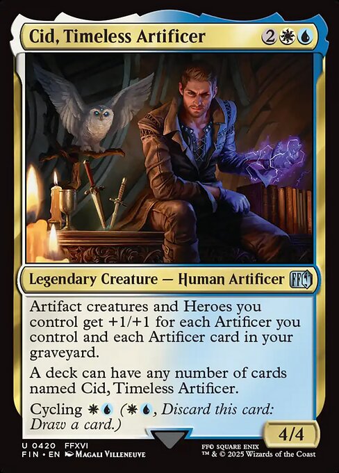 MTG Cid, Timeless Artificer FIN 420 Cid Alternate Art Nonfoil