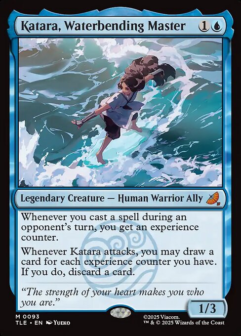 MTG Katara, Waterbending Master [TLE 093] Nonfoil