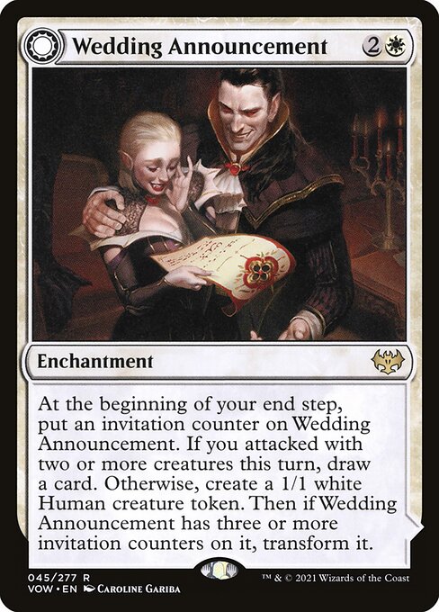 MTG Wedding Announcement // Wedding Festivity VOW 045 Standard Foil front