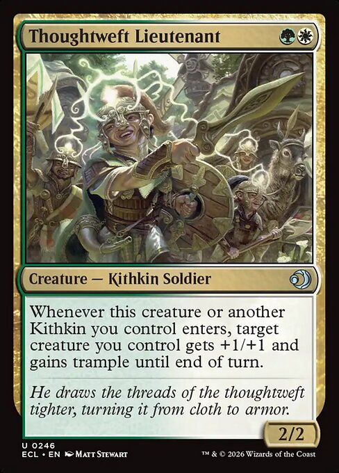 MTG Thoughtweft Lieutenant ECL 246 Regular Nonfoil