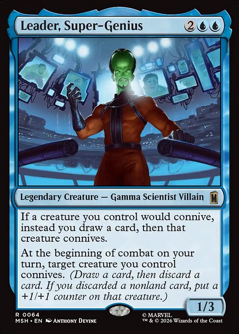 MTG Leader, Super-Genius MSH 064 Regular Nonfoil