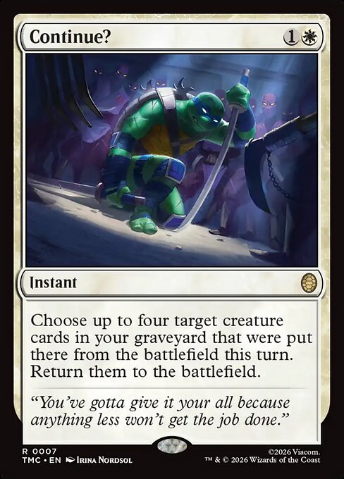 MTG Continue? TMC 007 Regular Surge Foil