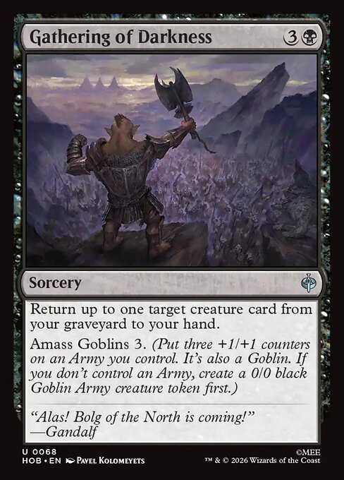 MTG Gathering of Darkness HOB 068 Regular Foil