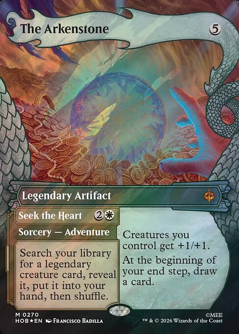 MTG The Arkenstone // Seek the Heart HOB 270 Alternate Art Surge Foil