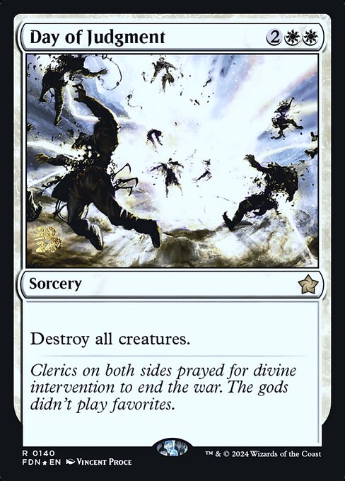 MTG Day of Judgment PFDN 140s Prerelease Foil