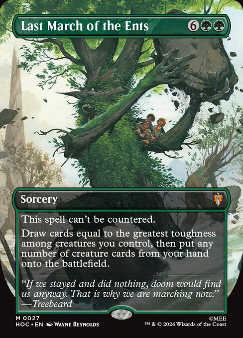 MTG Last March of the Ents HOC 027 Regular Nonfoil