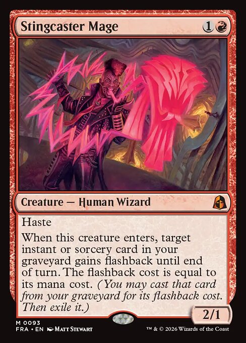 MTG Stingcaster Mage FRA 093 Standard Foil front