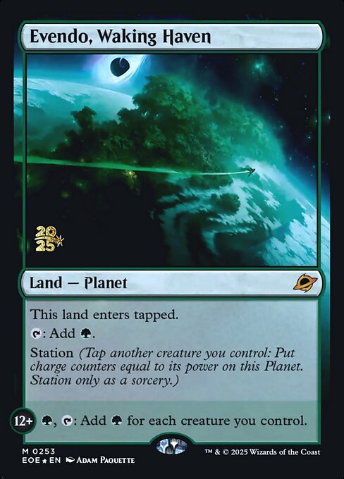 MTG Evendo, Waking Haven PEOE 253s Prerelease Foil