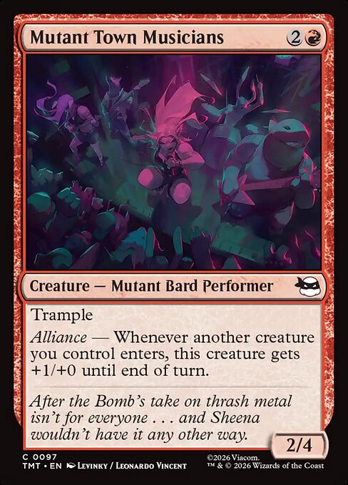 MTG Mutant Town Musicians TMT 097 Regular Foil
