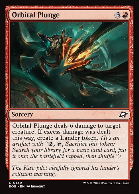 MTG Orbital Plunge EOE 149 Regular Foil