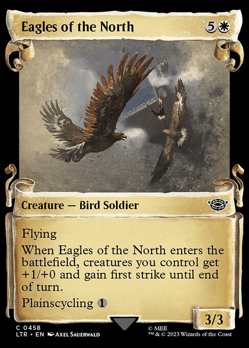 MTG Eagles of the North LTR 458 Showcase Scrolls of Middle-earth Silver Foil
