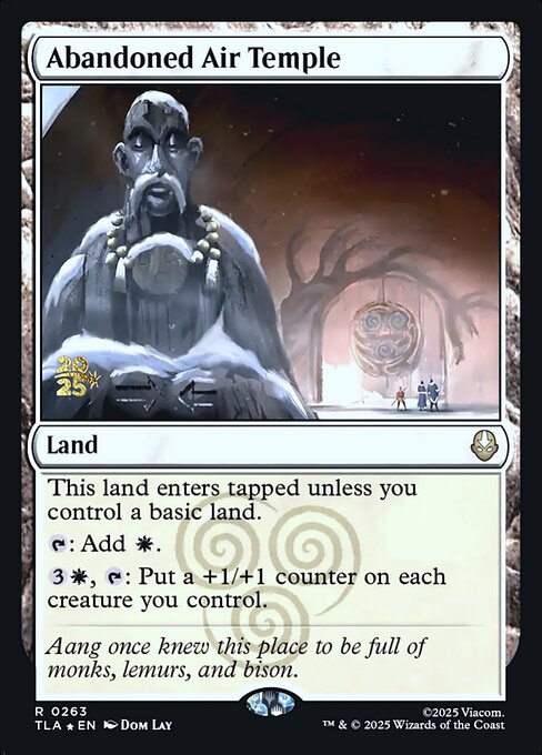 MTG Abandoned Air Temple PTLA 263S Prerelease Promo Foil