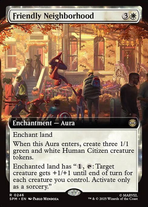 MTG Friendly Neighborhood SPM 246 Extended Art Foil