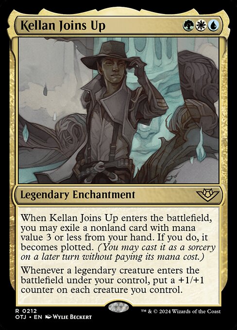 MTG Kellan Joins Up OTJ 212 Regular Foil